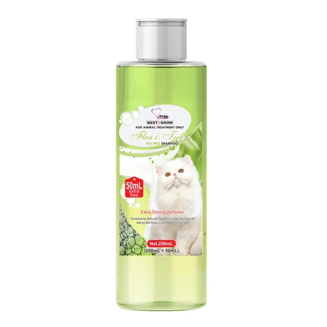 Best In Show Flea & Tick Shampoo for Cat 200+50 ml