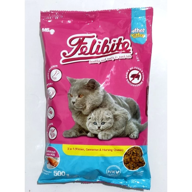 Makanan Kucing Felibite Mother & Kitten 500 gram